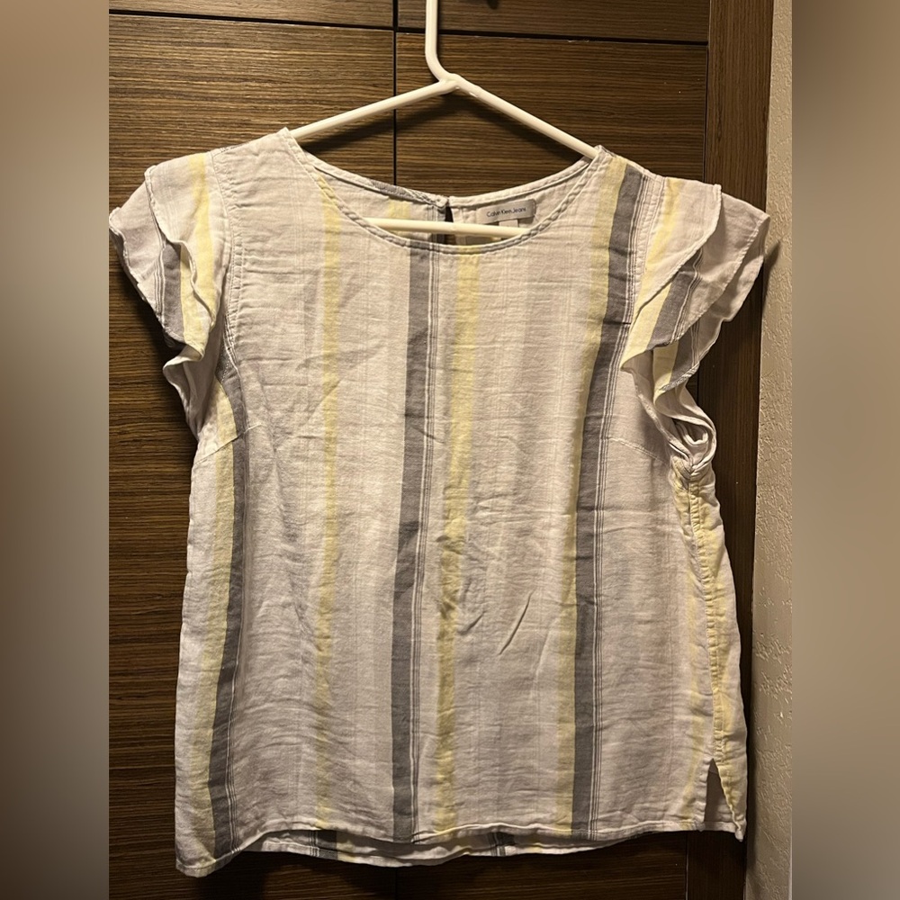 Calvin Klein Jeans, large, striped airy blouse